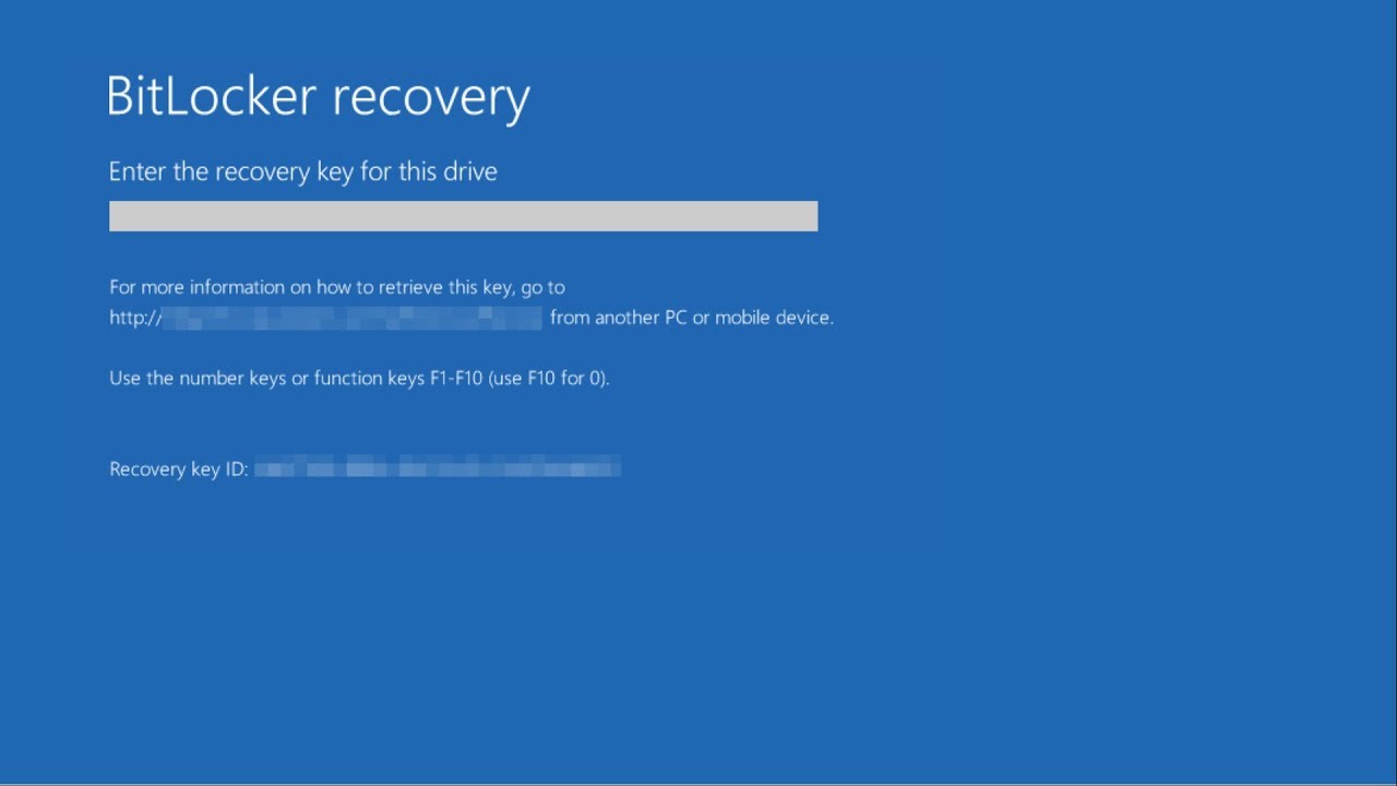 Microsoft recovery key windows 10